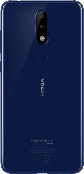 Nokia 5.1 Plus Dual SIM - 32GB, 3GB RAM, 4G LTE, Midnight Gloss Blue